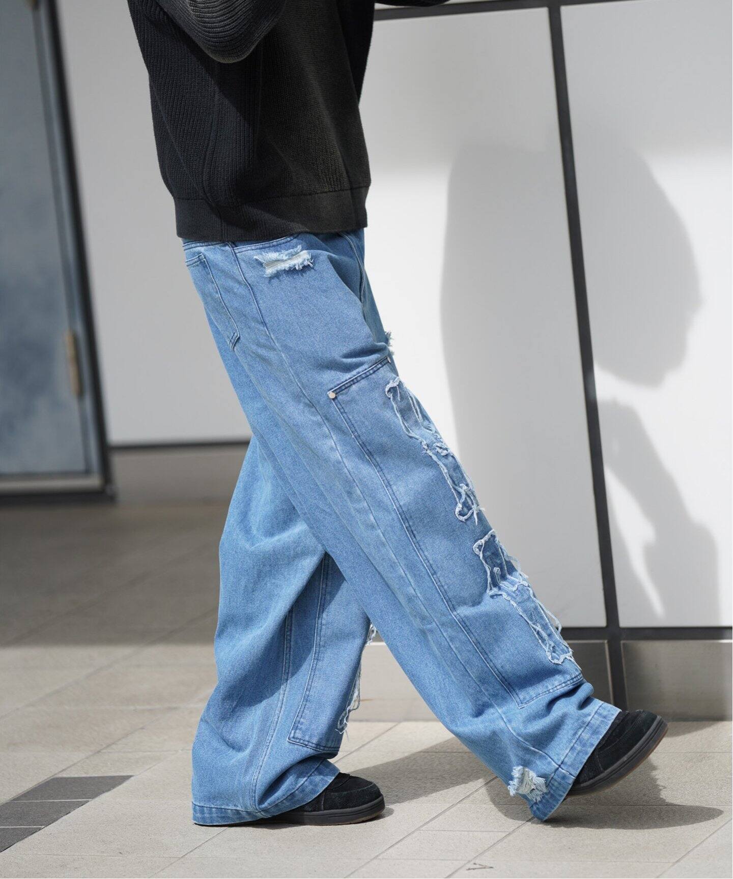 DISCOVERED×GIDEAL×JW WKnee Bone Denim PANTS（デニムパンツ  