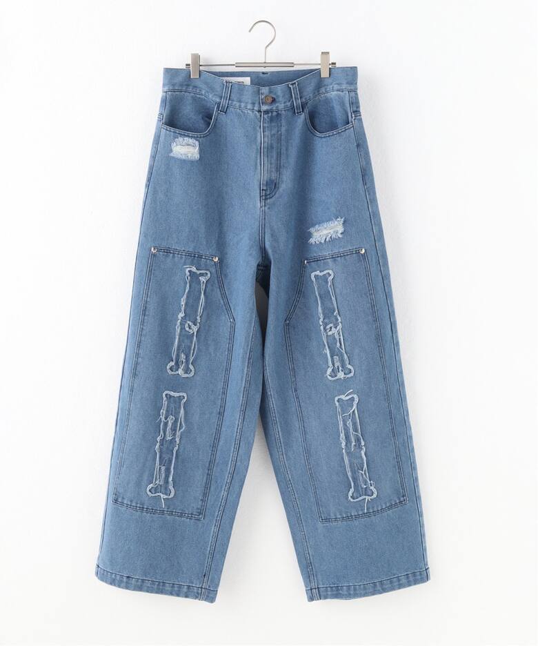 DISCOVERED×GIDEAL×JW WKnee Bone Denim PANTS（デニムパンツ 