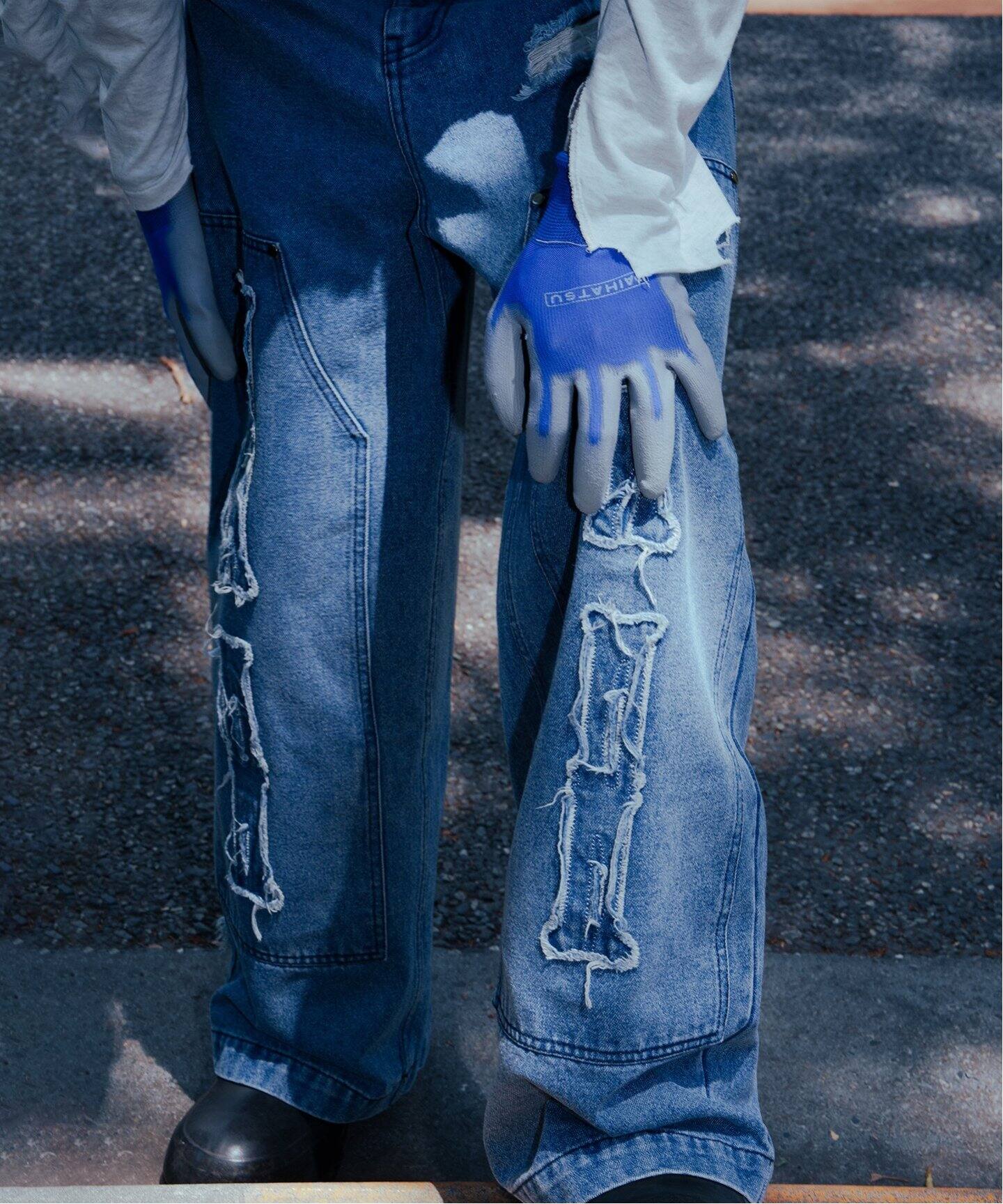 DISCOVERED×GIDEAL×JW WKnee Bone Denim PANTS（デニムパンツ  
