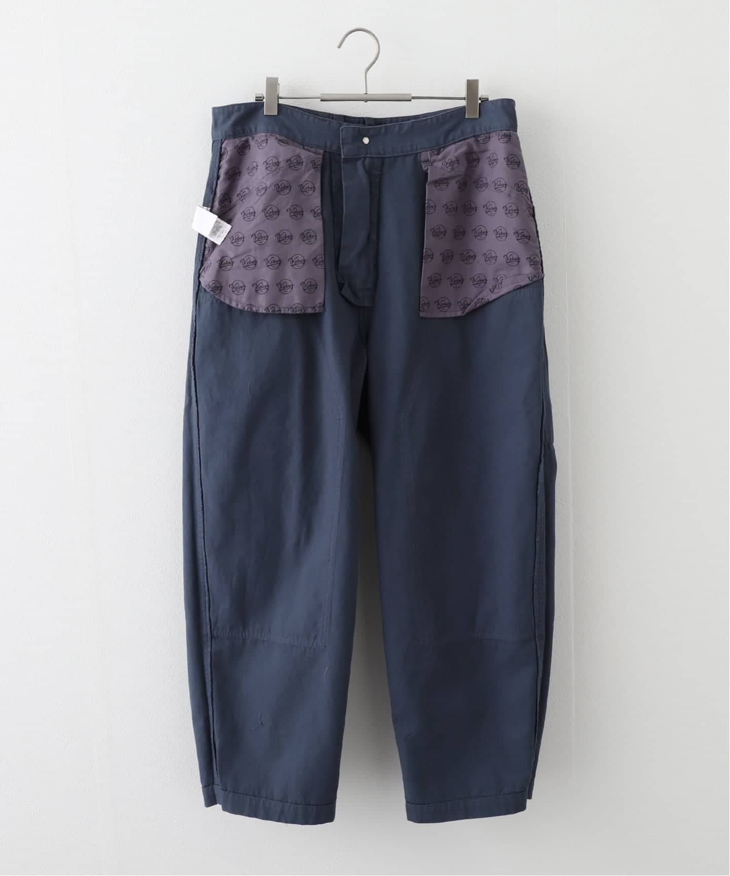 Barena ネービー チノパンツ 48 (M) 楽天市場】ネオブルー NEO BLUE ブラックバギー チノパンツ