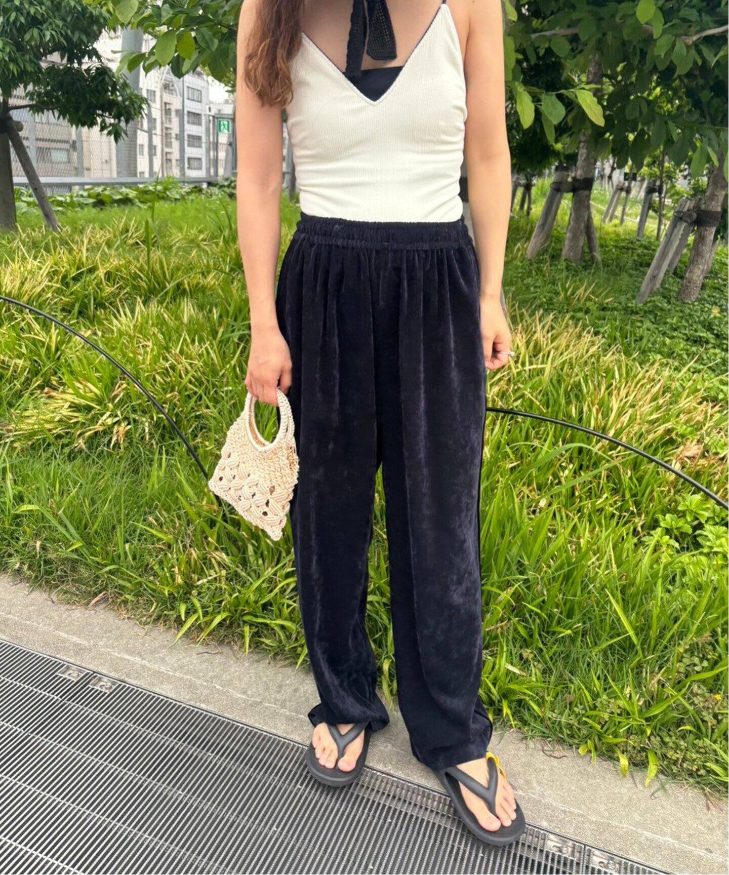 追加》ベルベットイージーパンツ（その他パンツ）｜EDIT.FOR LULU  