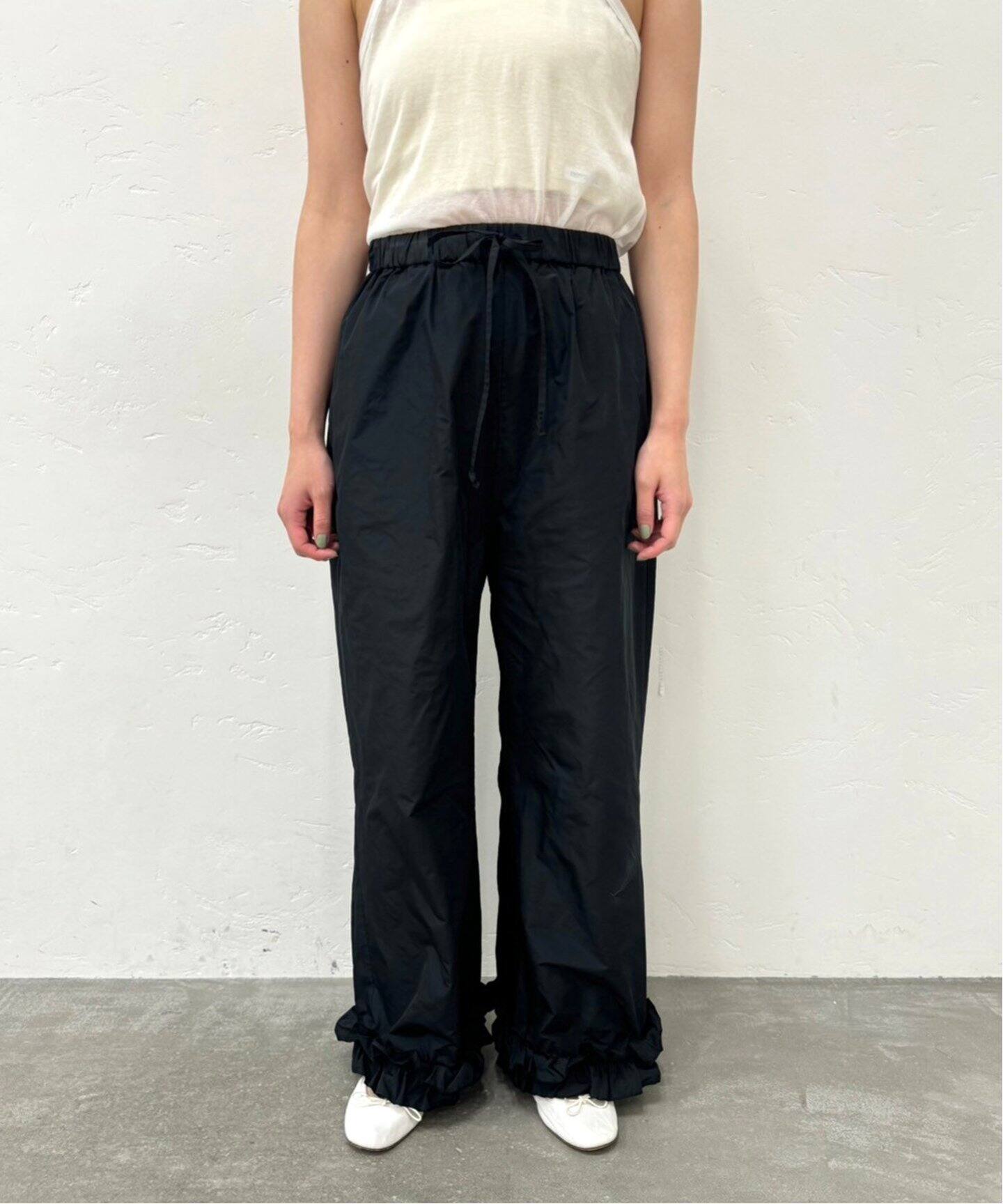 タフタ フリルパンツ（その他パンツ）｜EDIT.FOR LULU  