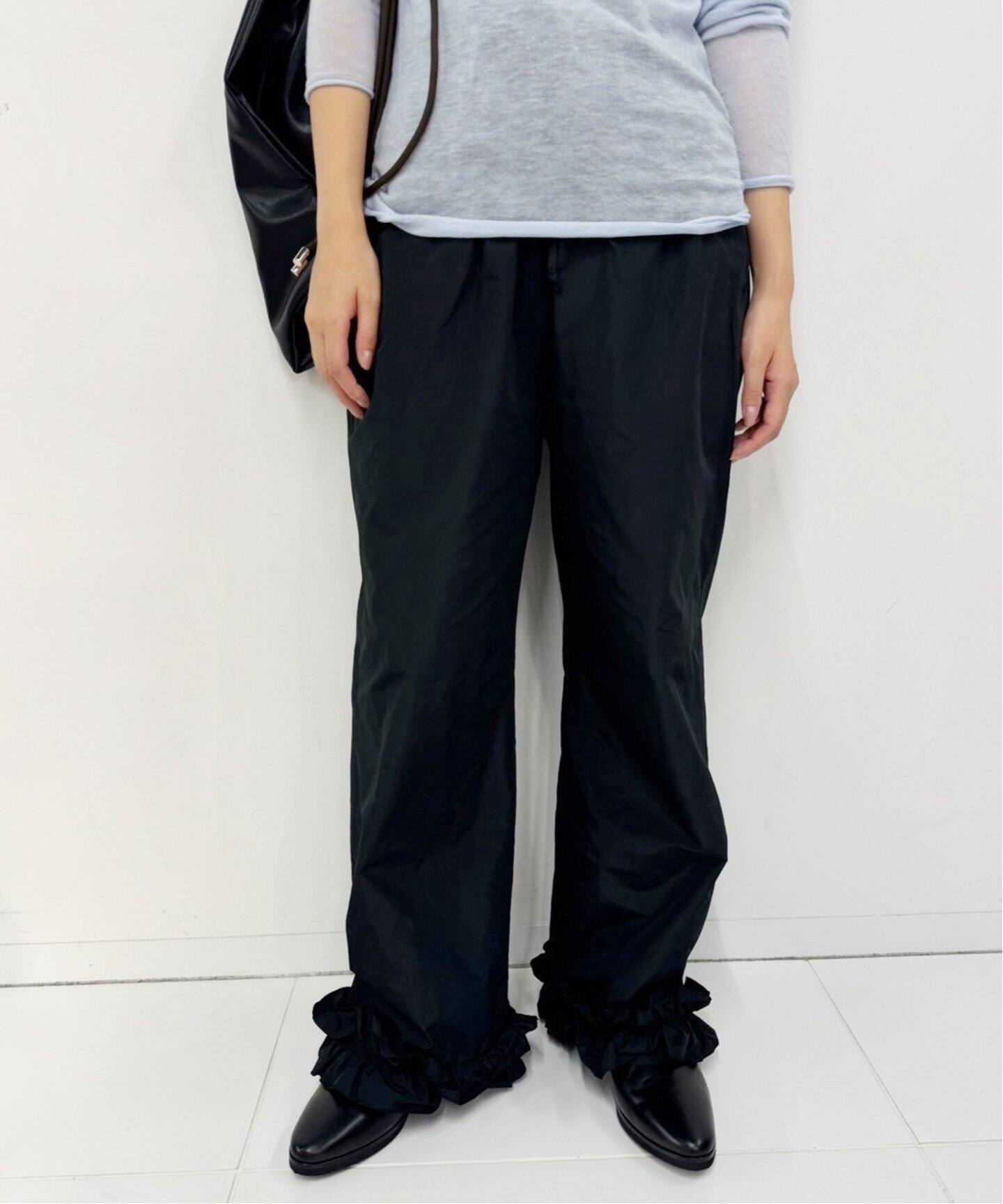 タフタ フリルパンツ（その他パンツ）｜EDIT.FOR LULU  