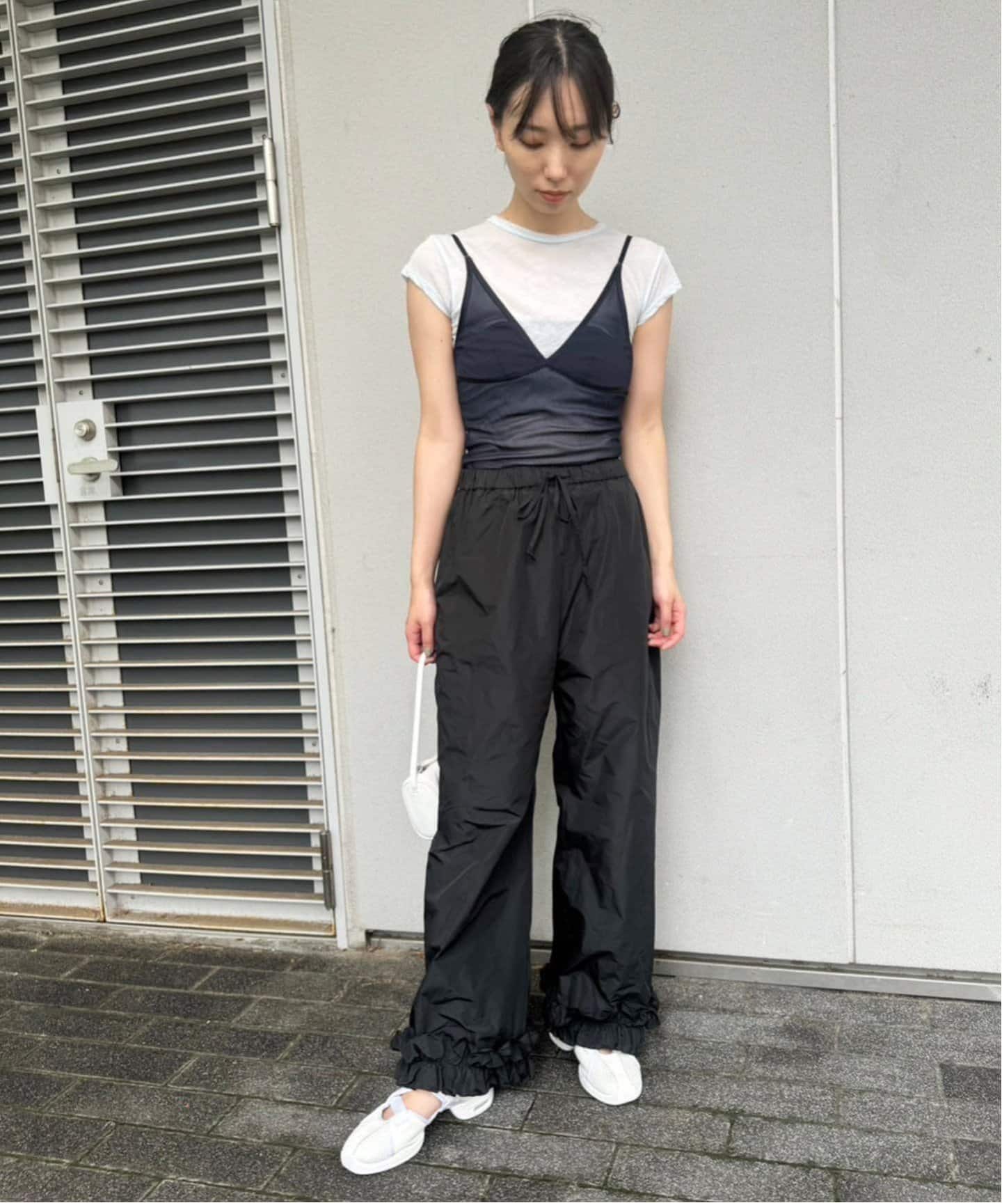 芸能人愛用のおすすめ最新情報 追加》タフタ フリルパンツ（その他パンツ）｜EDIT.FOR LULU パンツ
