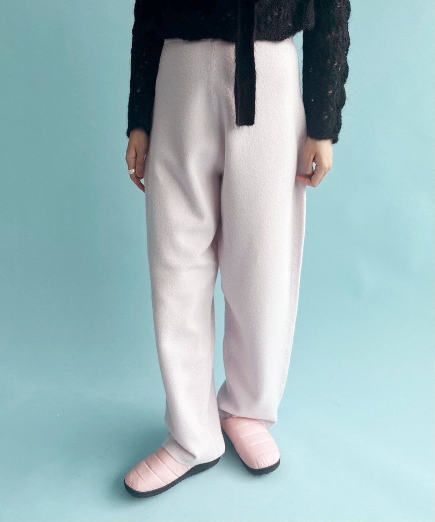 追加》ハイウエストカーブニットパンツ（その他パンツ）｜EDIT.FOR 