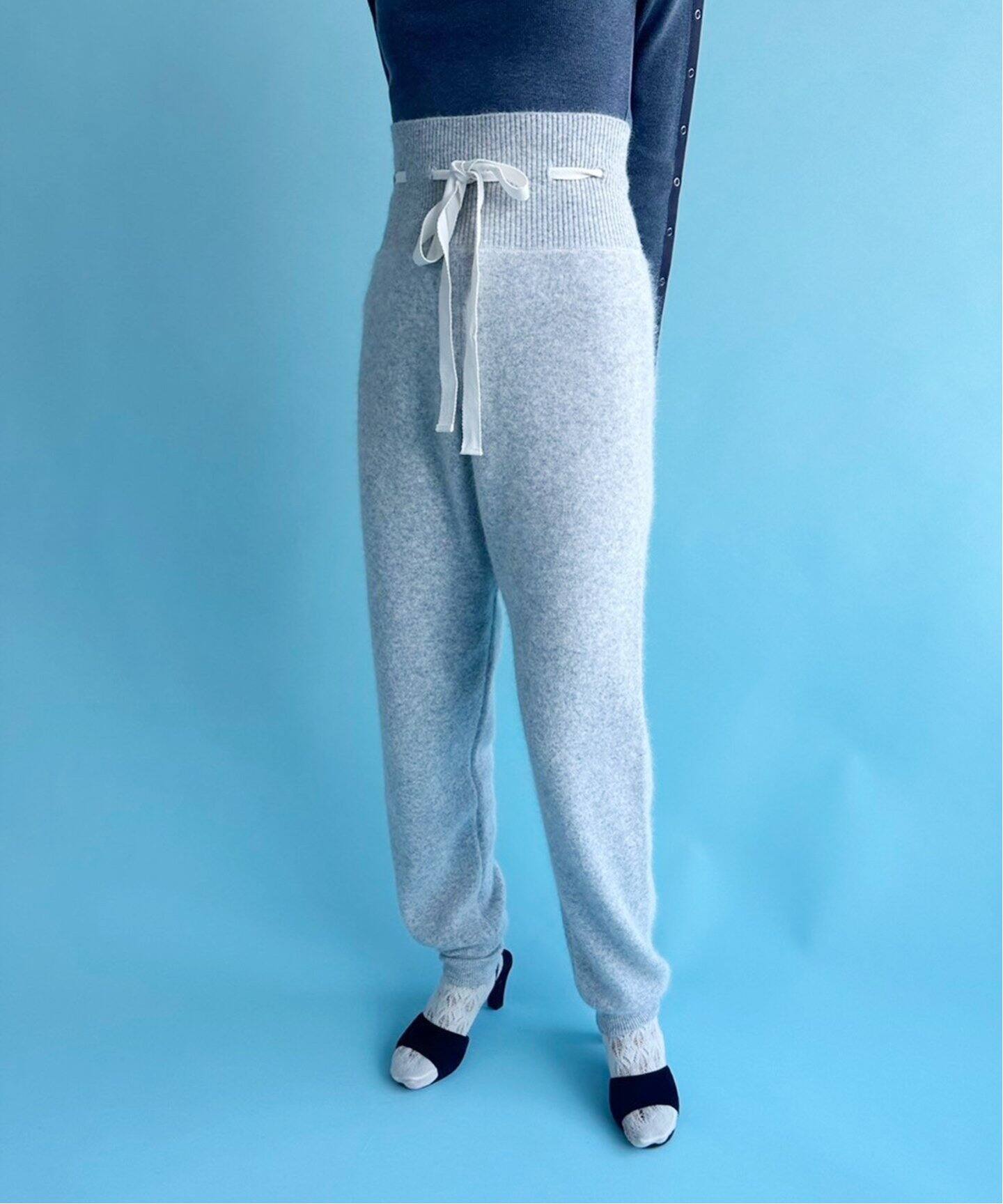 タグ付き新品 petite LULU アンゴラMIXパンツ グレー 追加2》petite LULUアンゴラMIXパンツ（その他パンツ）｜EDIT. FOR