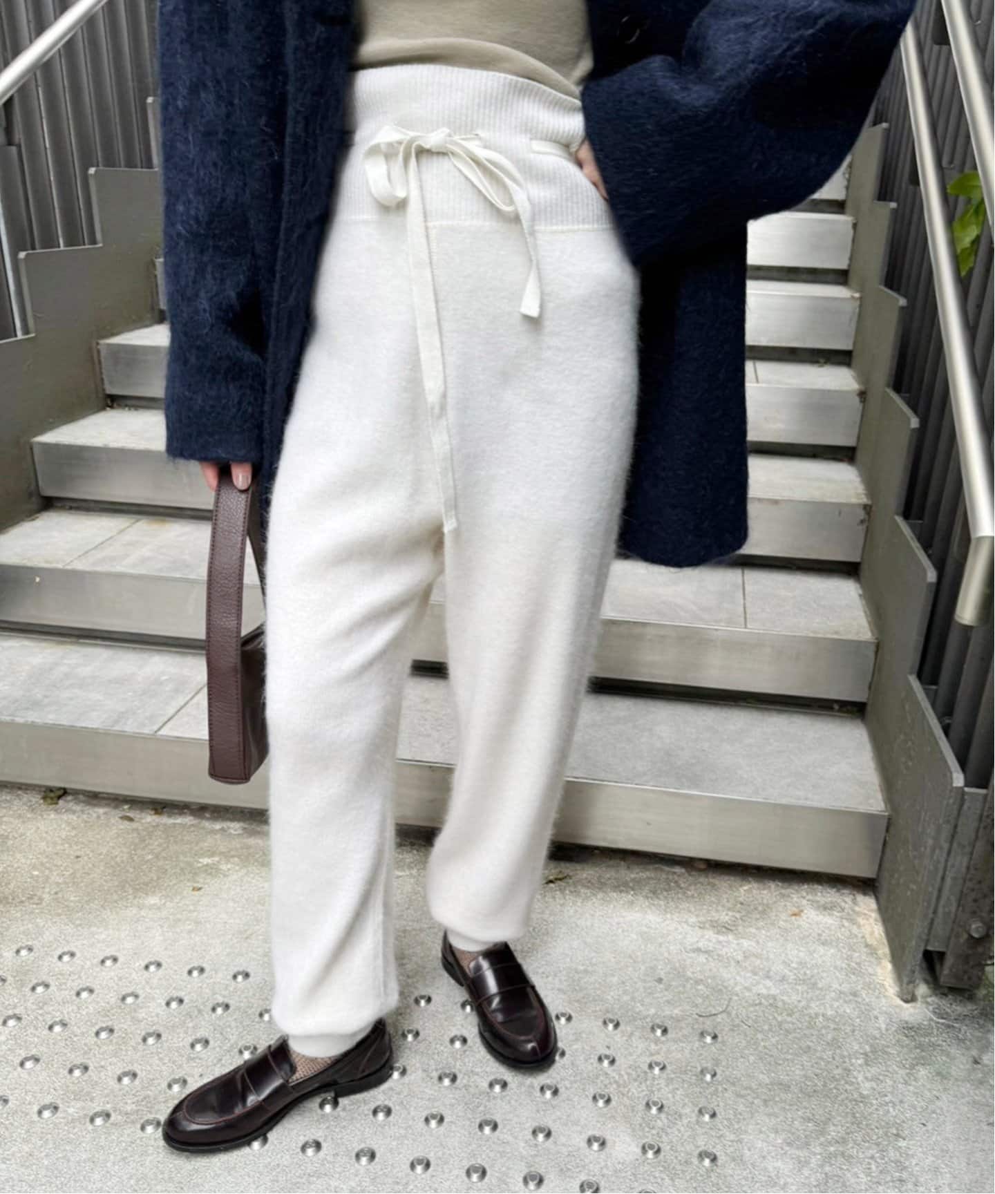 新品EDIT. FOR LULU petite LULUアンゴラMIXパンツ 追加》petite LULU アンゴラMIXニットパンツ（その他パンツ）｜EDIT