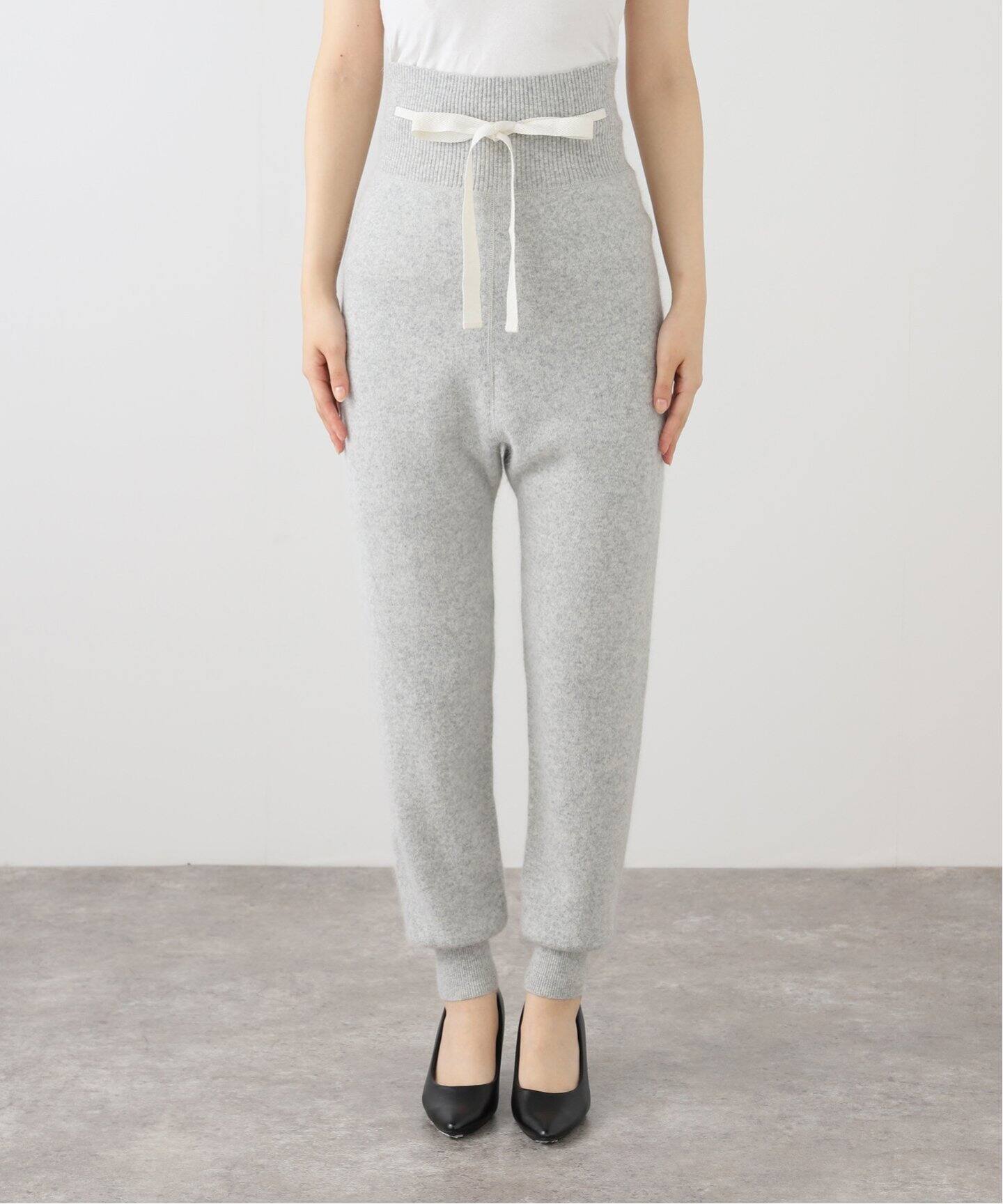 タグ付き新品 petite LULU アンゴラMIXパンツ グレー 追加2》petite LULUアンゴラMIXパンツ（その他パンツ）｜EDIT. FOR