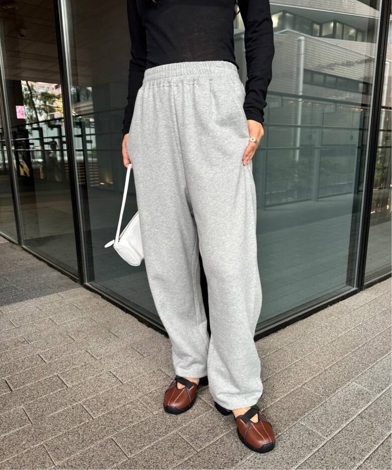 追加》【SKIN × EDIT. FOR LULU】コラボ ハイウエスト スウェット  