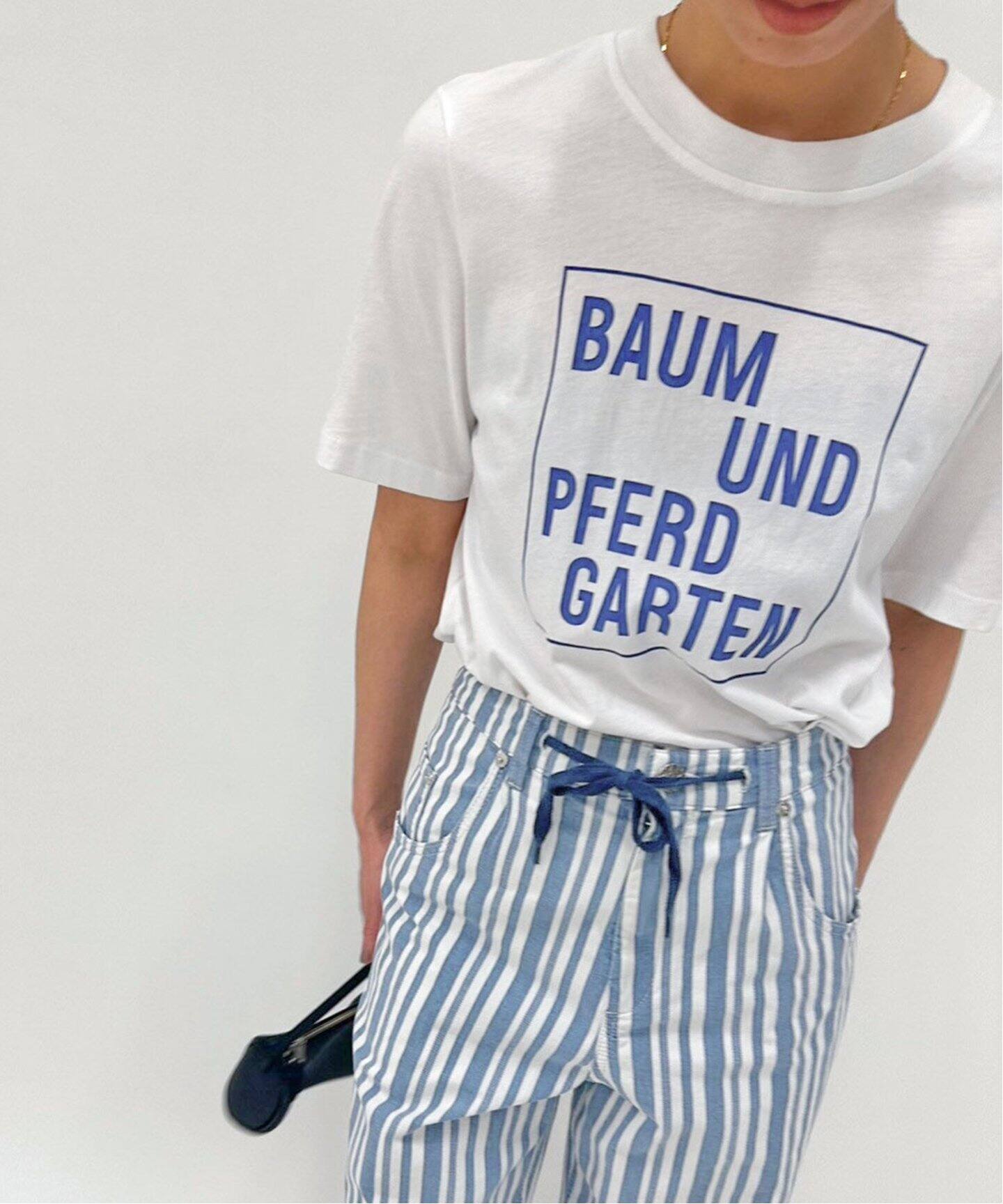 BAUM UND PFERDGARTEN/バウム ウンド ヘルガーデン】ストライプパンツ 