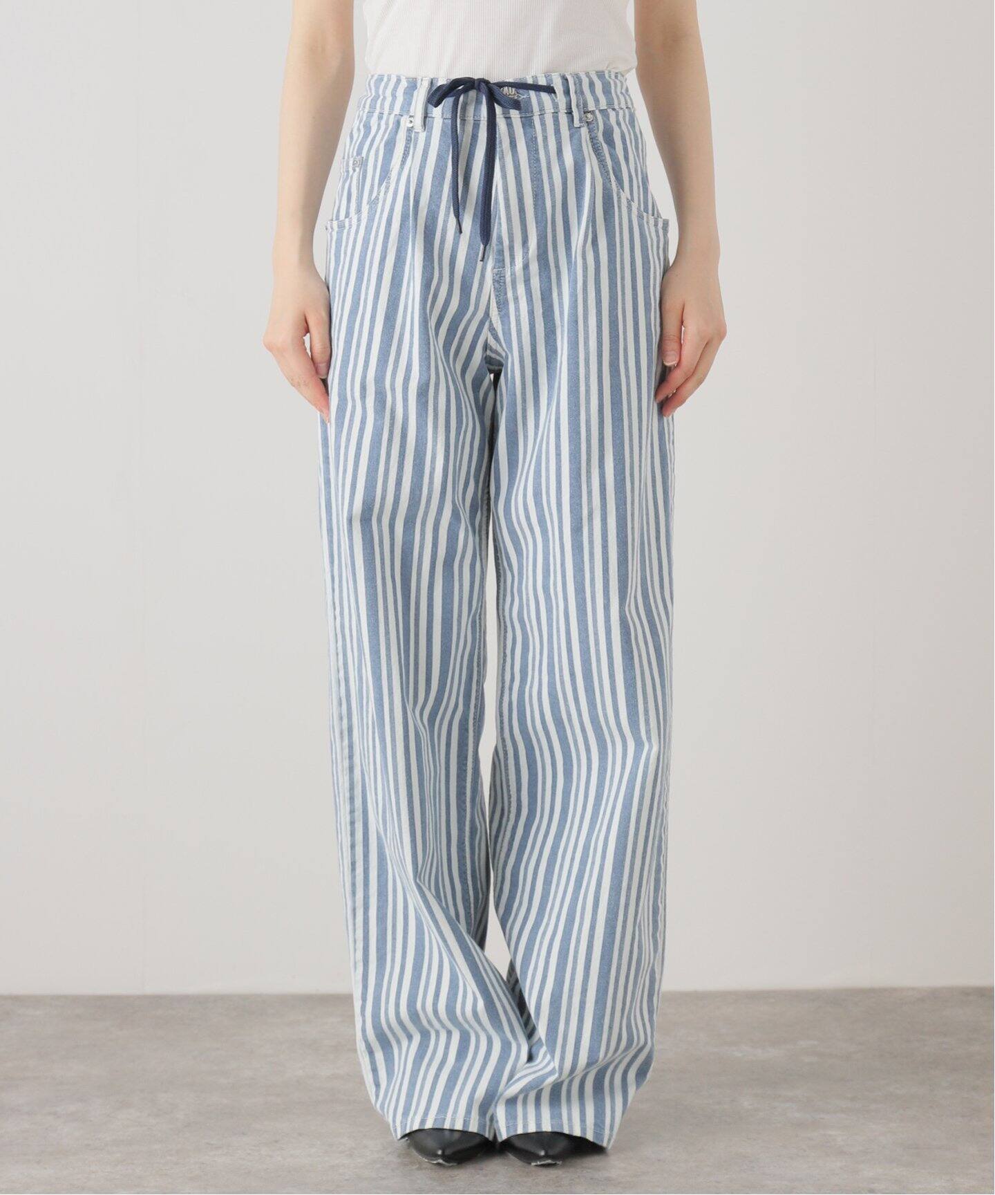 BAUM UND PFERDGARTEN/バウム ウンド ヘルガーデン】ストライプパンツ  