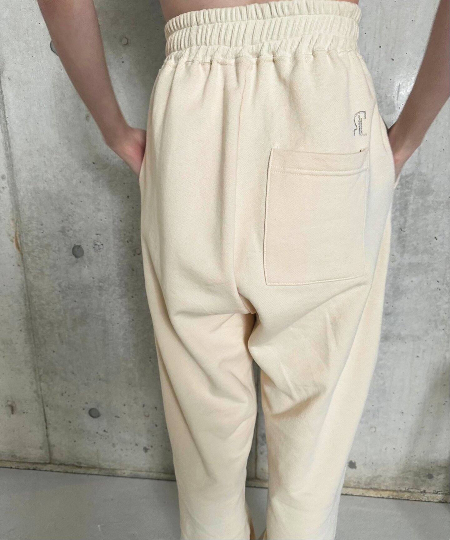 SKIN × EDIT. FOR LULU】コラボ ハイウエスト スウェットパンツ  