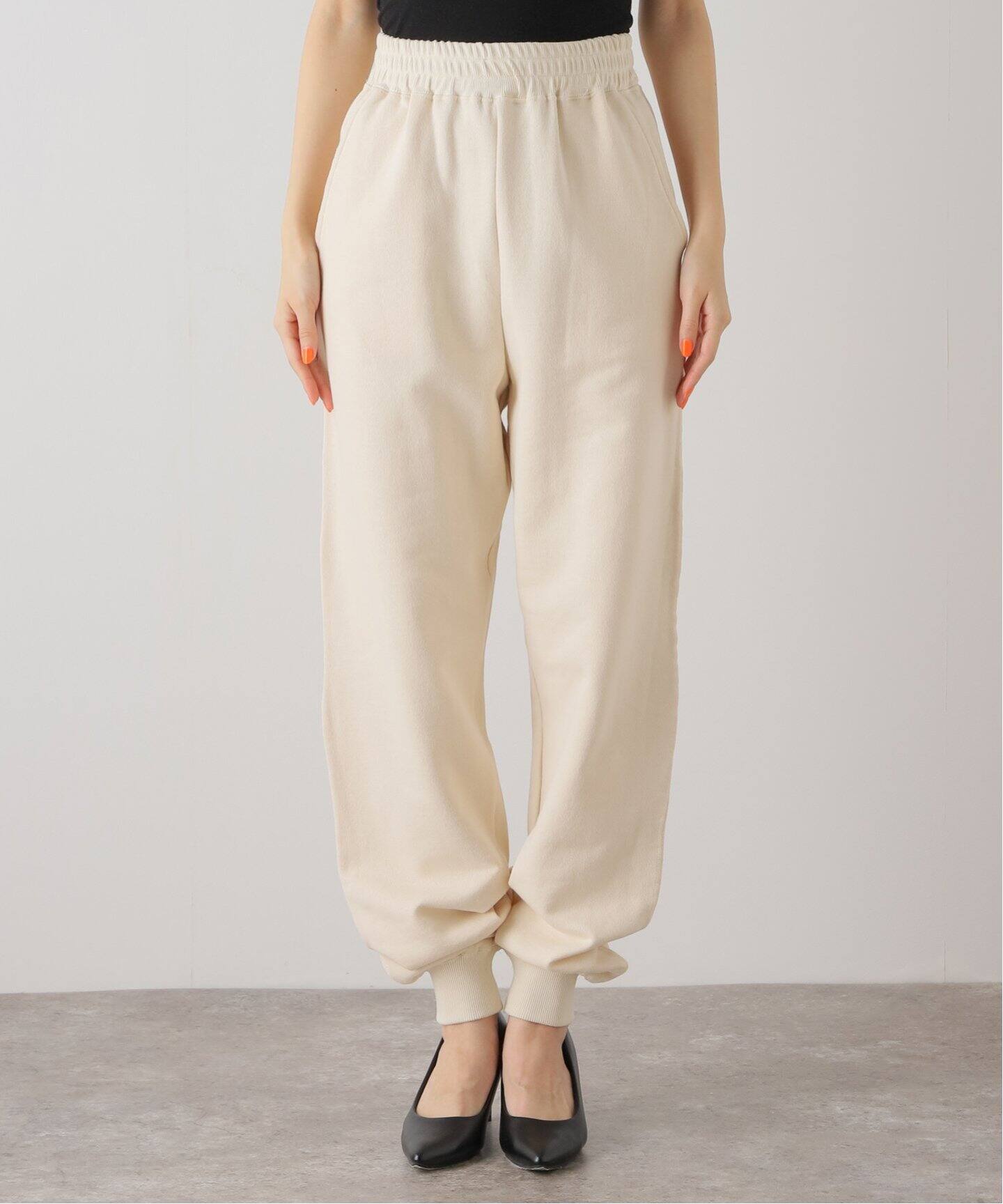 SKIN × EDIT. FOR LULU】コラボ ハイウエスト スウェットパンツ  