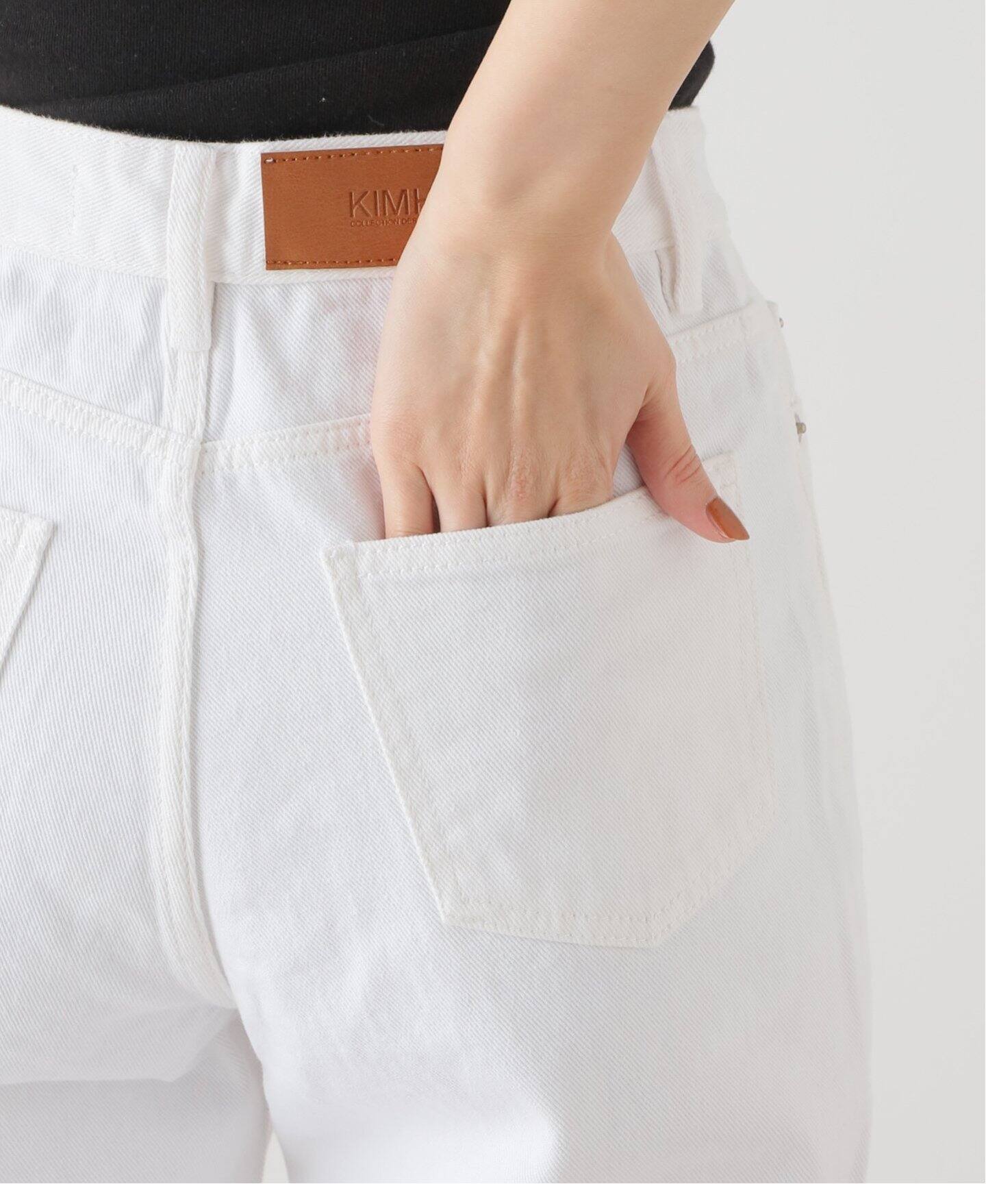 KIMHEKIM/キムヘキム】HEART STAMPED DENIM（デニムパンツ 