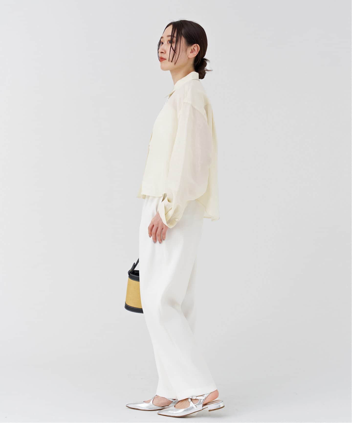 ダブルクロス フォルムタックパンツ（スラックス）｜IENA（イエナ）の