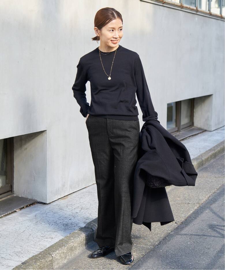 ウーステッドトロ セミフレアパンツ（スラックス）｜IENA（イエナ）の  