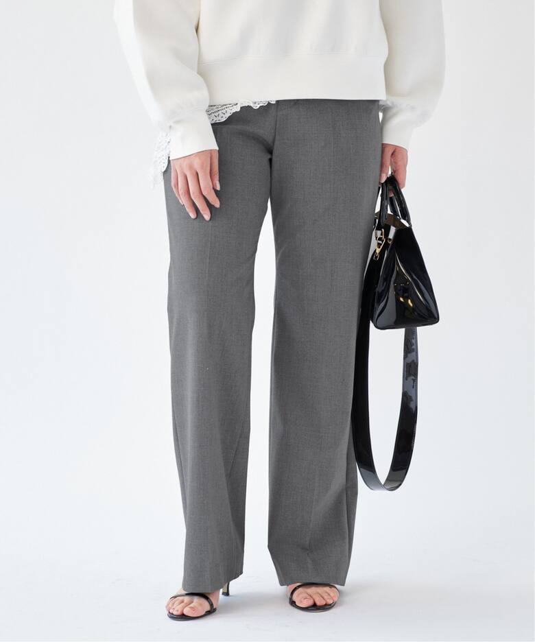 ウーステッドトロ セミフレアパンツ（スラックス）｜IENA（イエナ）の  