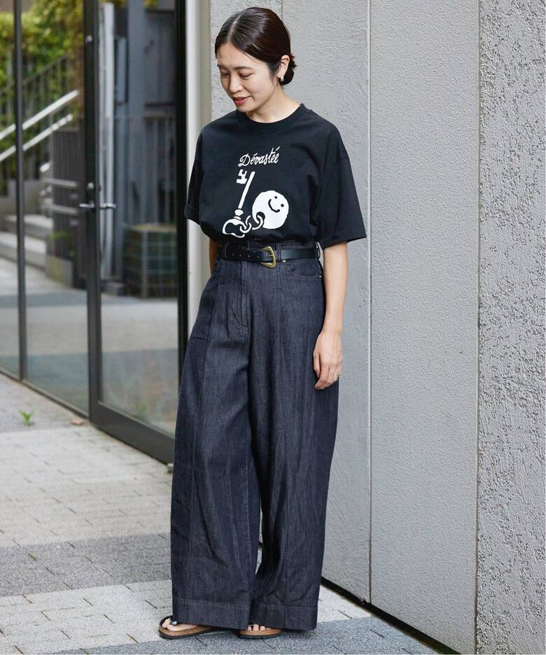 ブライトデニム ソフトワイドパンツ（デニムパンツ・ジーンズ）｜IENA  