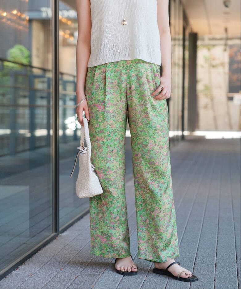 追加》フラワープリントパンツ（その他パンツ）｜IENA（イエナ）の通販  