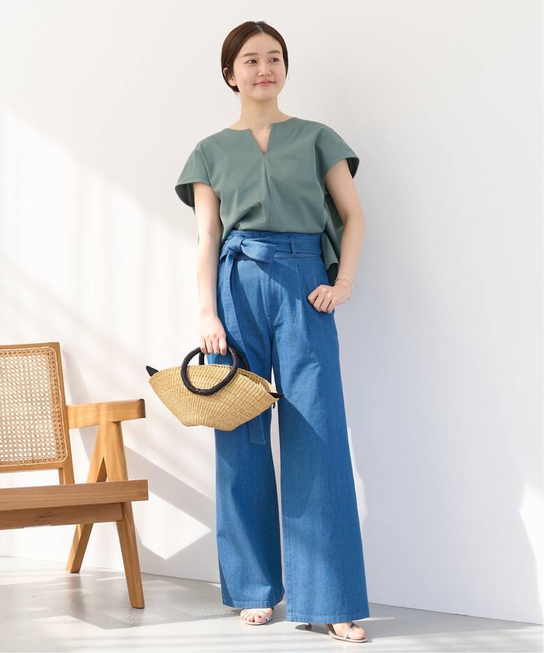 denimリボンタッセルチャーム No.488 激しい 