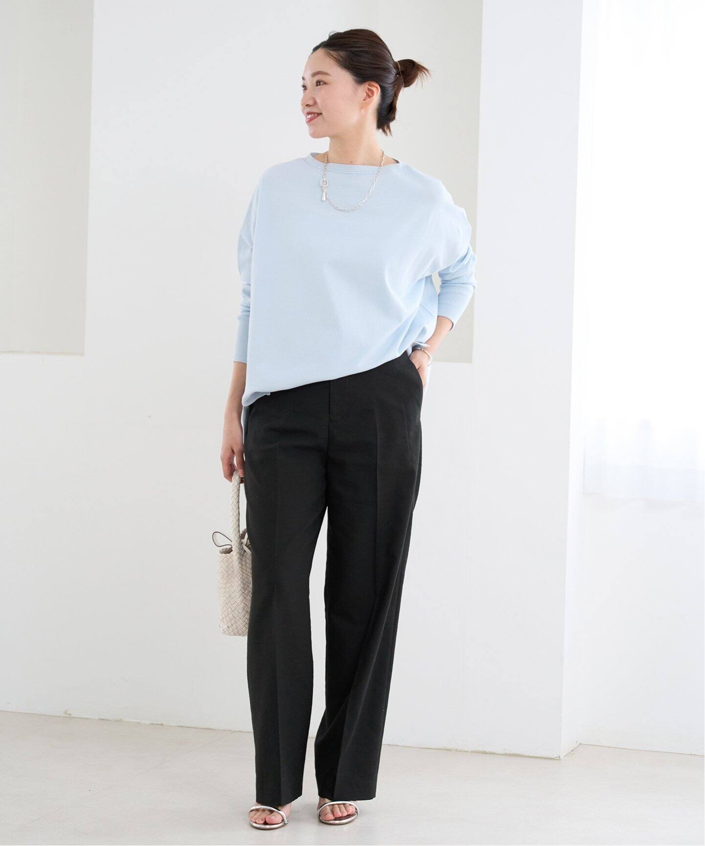 ハイウエストワイドストレート トラウザーズ（その他パンツ）｜IENA  