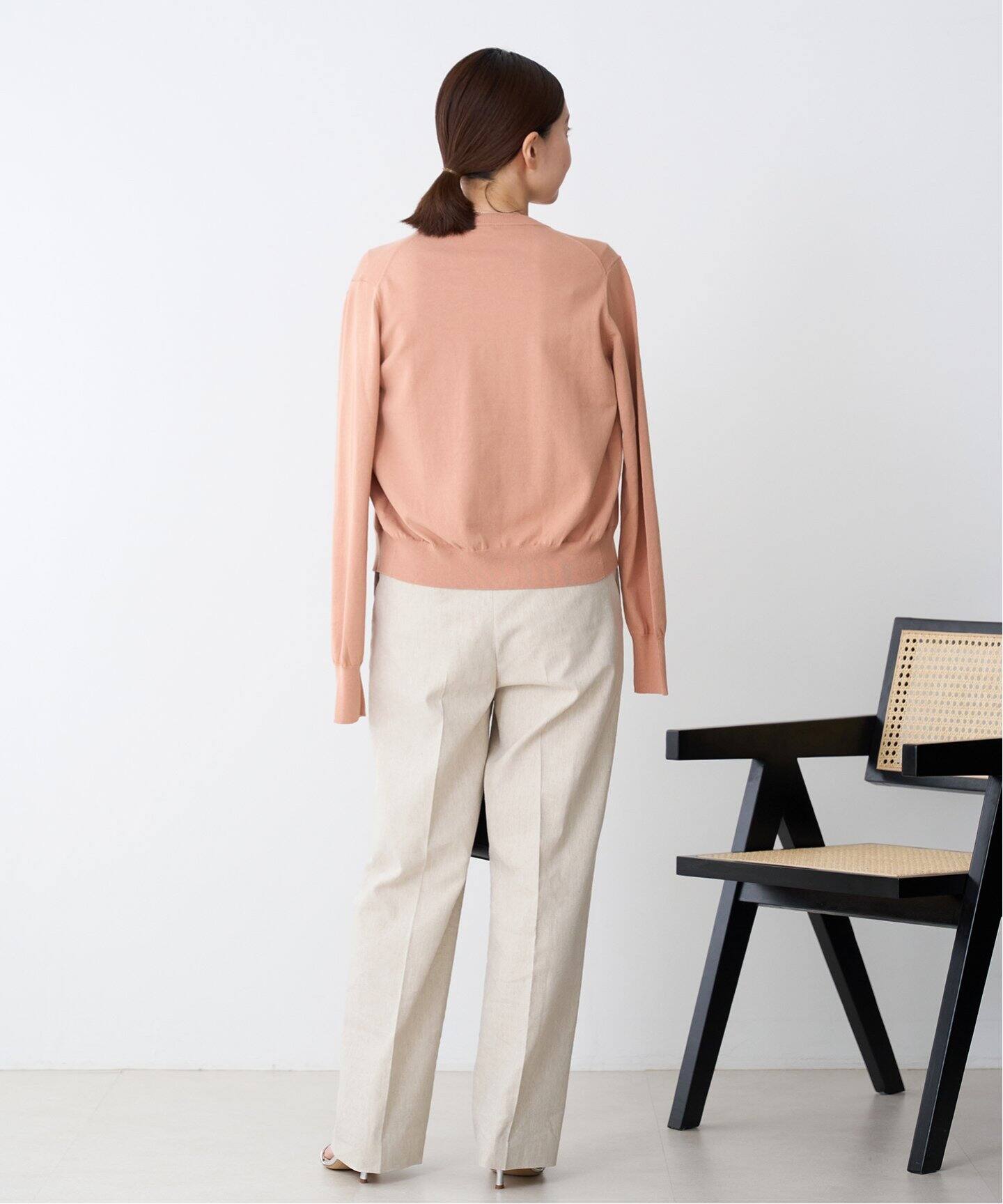 ハイウエストワイドストレート トラウザーズ（その他パンツ）｜IENA  