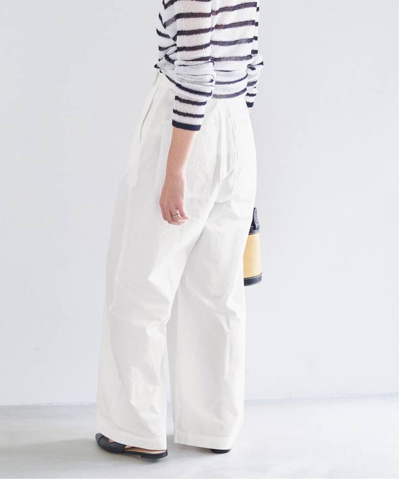 コットンライトツイルタックパンツ（その他パンツ）｜IENA（イエナ）の 