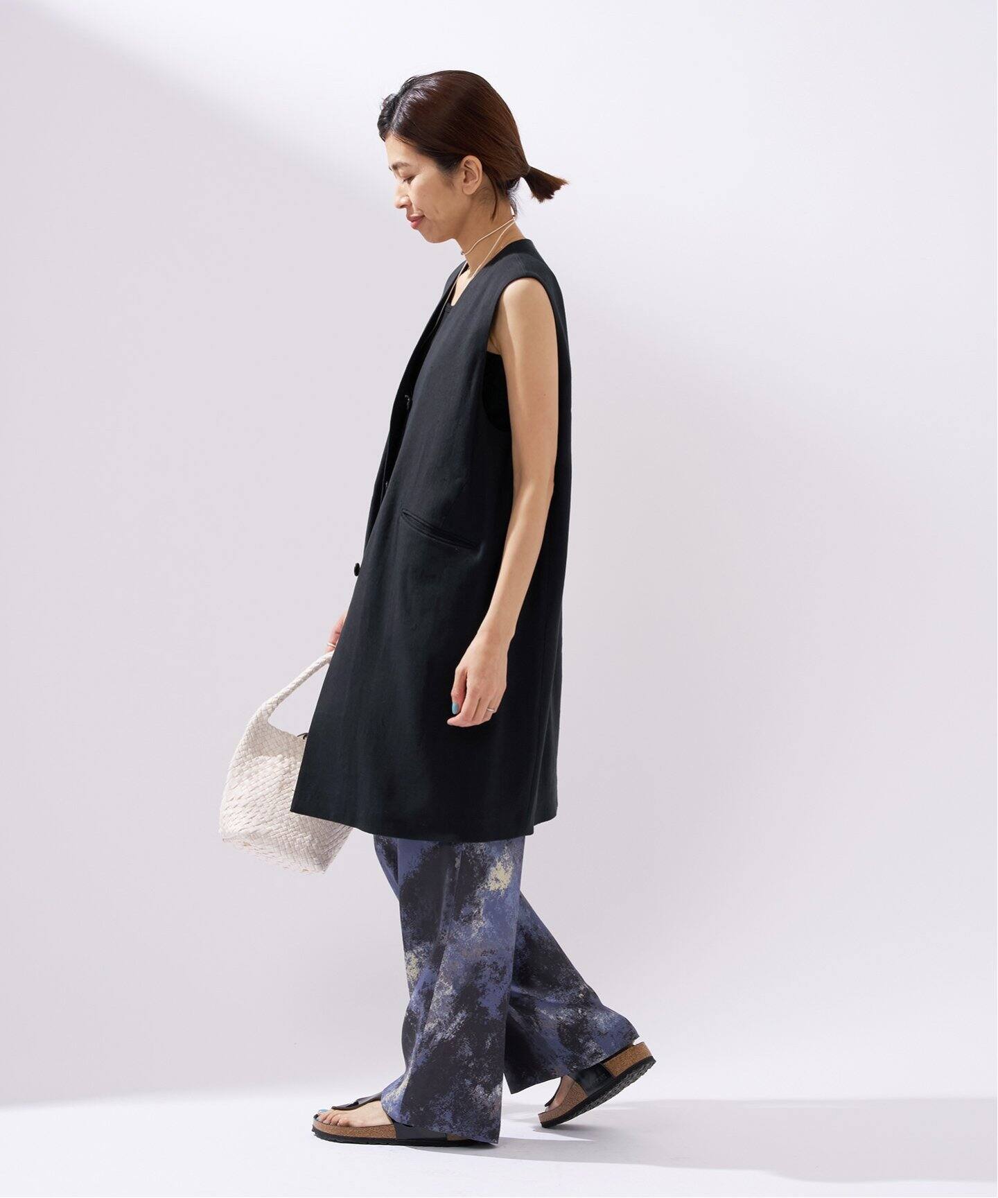 アブストラクトプリントイージーパンツ（その他パンツ）｜IENA（イエナ  