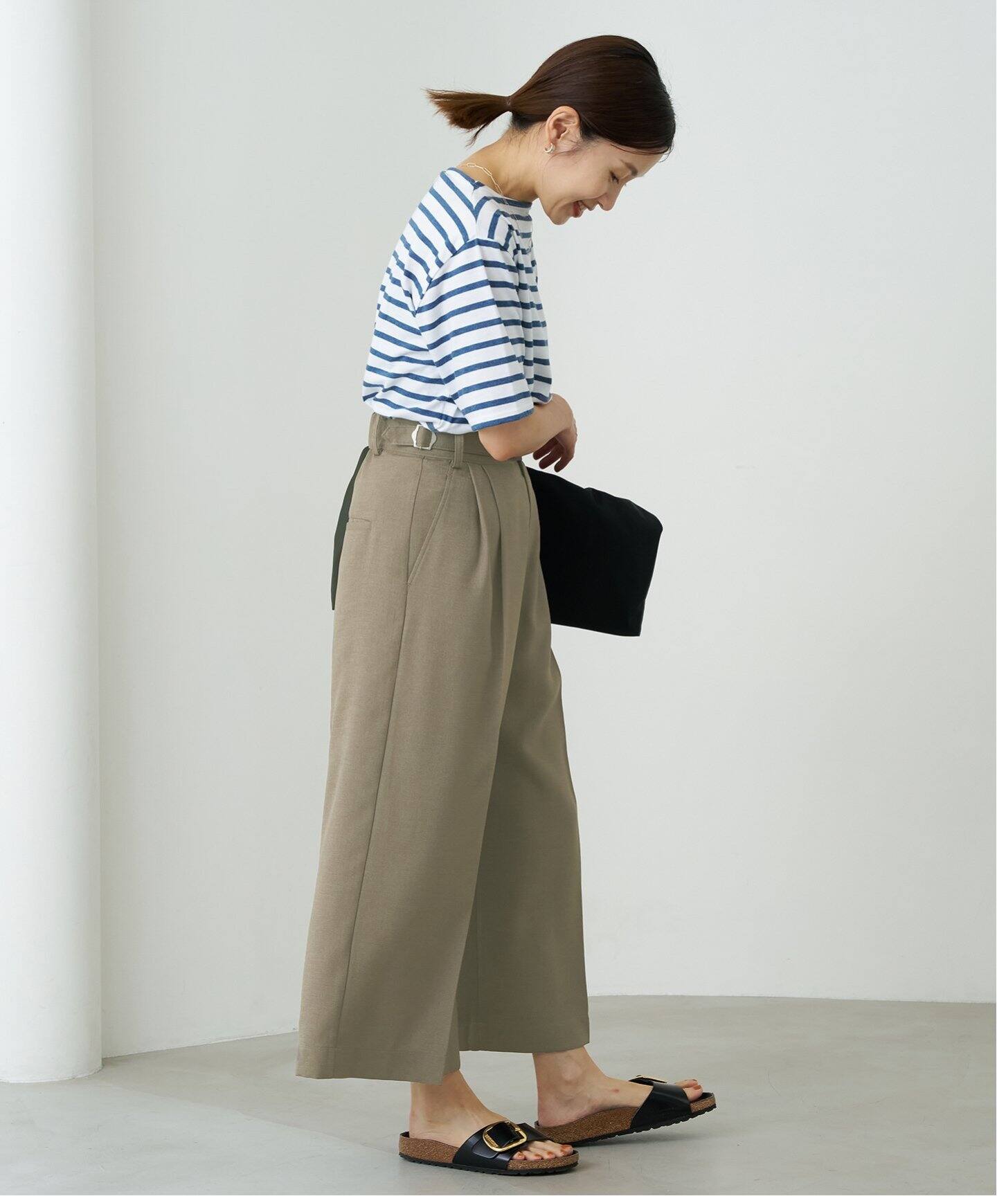 タックワイドクロップドパンツ タックワイドクロップドパンツ（その他パンツ）｜IENA（イエナ