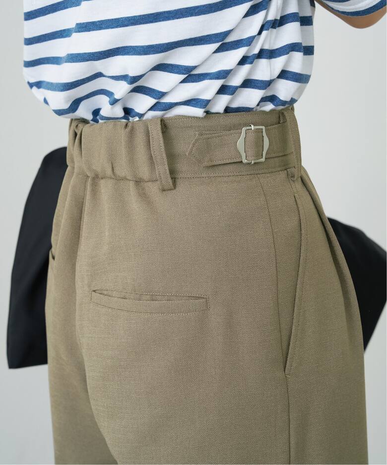 タックワイドクロップドパンツ（その他パンツ）｜IENA（イエナ）の通販  