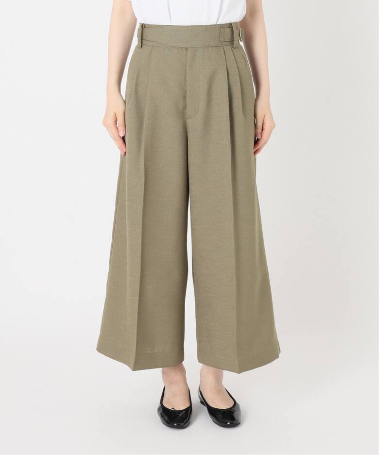 タックワイドクロップドパンツ（その他パンツ）｜IENA（イエナ）の通販  