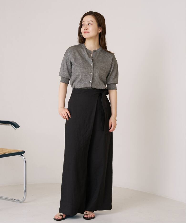 IENA 泳げる モールスキンラップパンツ 