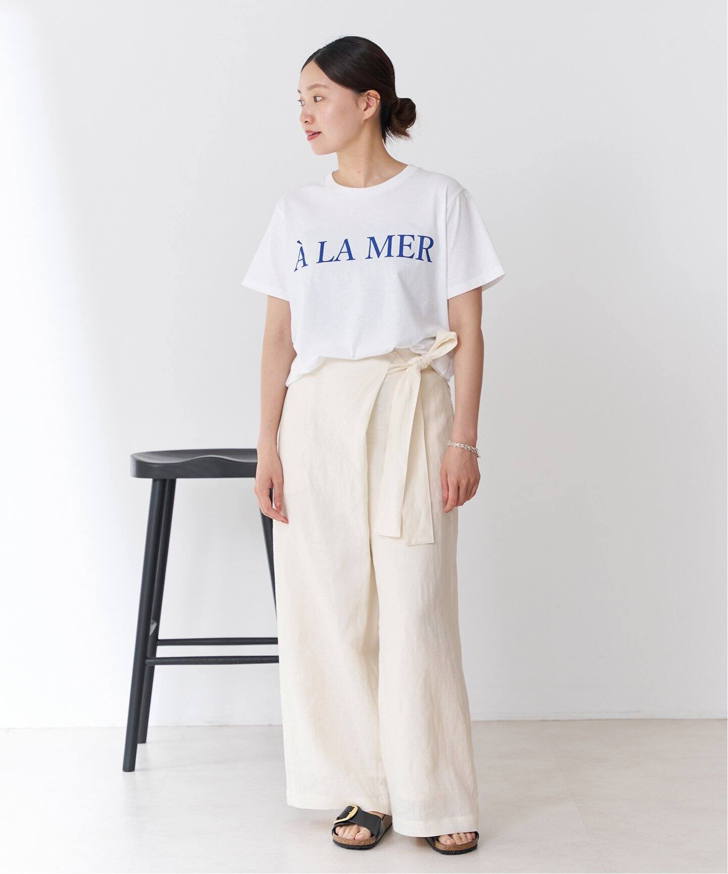 IENA イエナ　ラミーラップパンツ　ブラック34 IENA イエナ ラミーラップパンツ ブラック34 ラミーラップパンツ