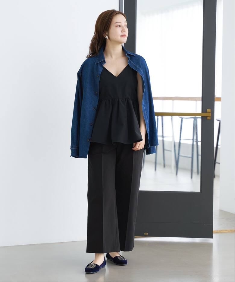 グログラン クロップドパンツ（スラックス）｜IENA（イエナ）の通販  