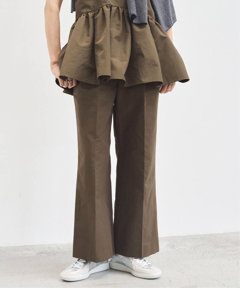 グログラン クロップドパンツ（スラックス）｜IENA（イエナ）の通販  