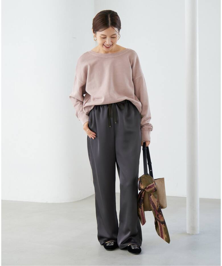 ダブルサテン リラックスパンツ（その他パンツ）｜IENA（イエナ）の  