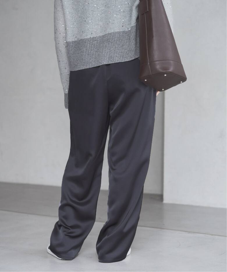 ダブルサテン リラックスパンツ（その他パンツ）｜IENA（イエナ）の  