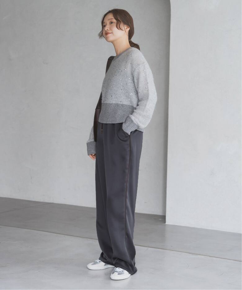 ダブルサテン リラックスパンツ（その他パンツ）｜IENA（イエナ）の  