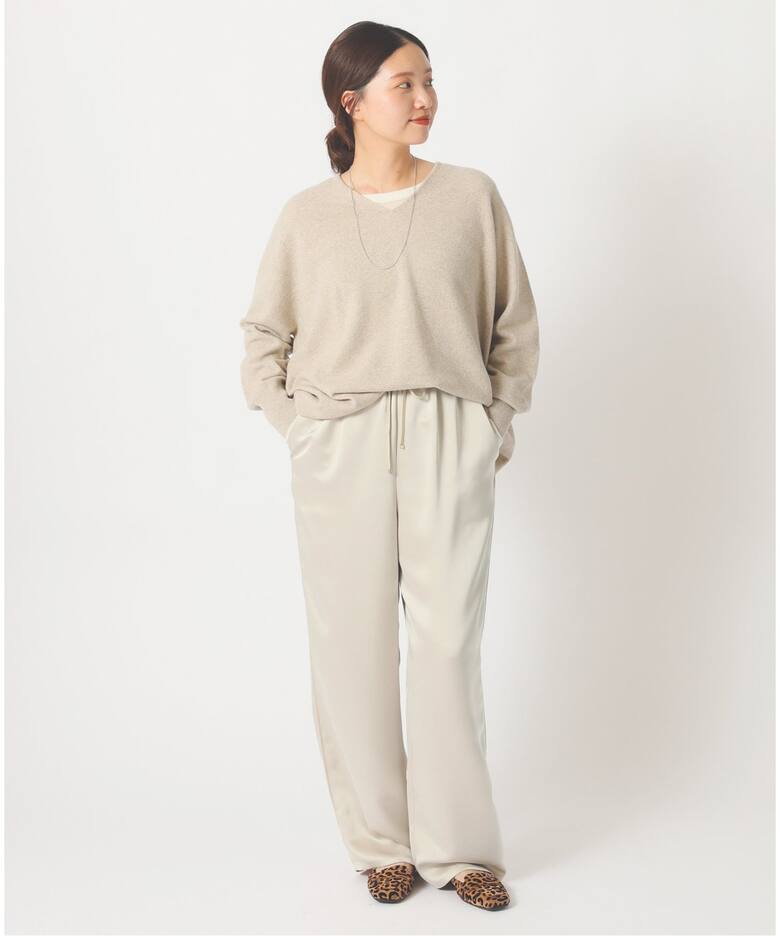 ダブルサテン リラックスパンツ（その他パンツ）｜IENA（イエナ）の  