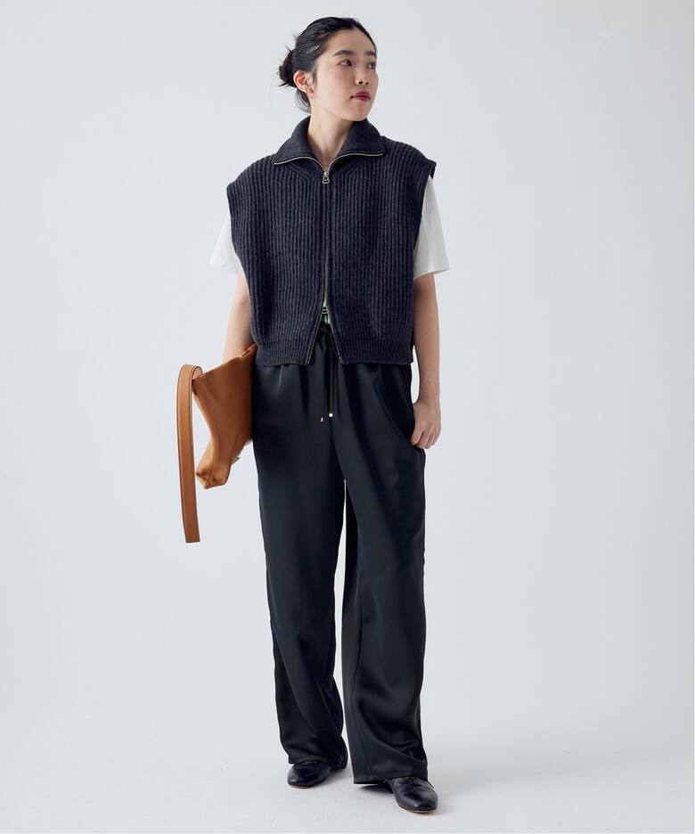 追加予約》ダブルサテン リラックスパンツ（その他パンツ）｜IENA  