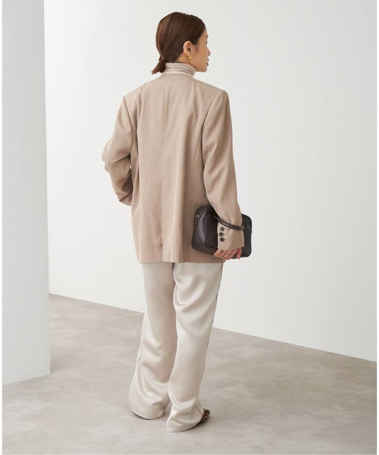 追加予約》ダブルサテン リラックスパンツ（その他パンツ）｜IENA  