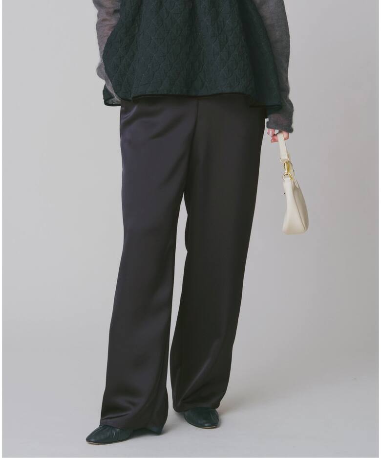 追加》ダブルサテン リラックスパンツ（その他パンツ）｜IENA（イエナ  