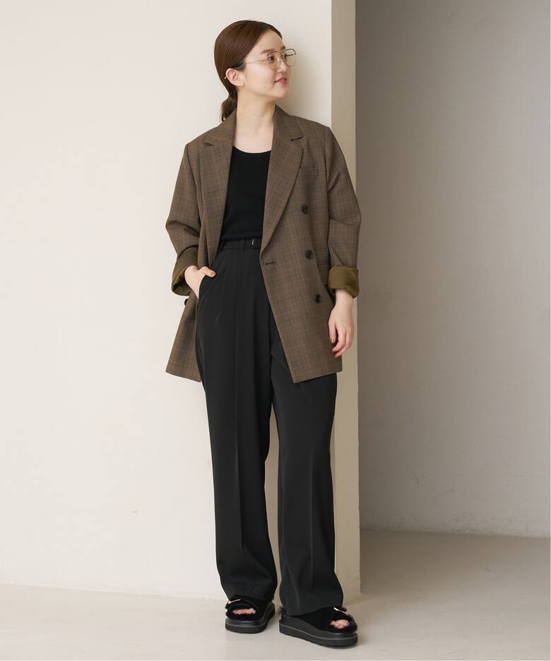 追加》サスペンダーツイル パンツ（その他パンツ）｜IENA（イエナ）の  