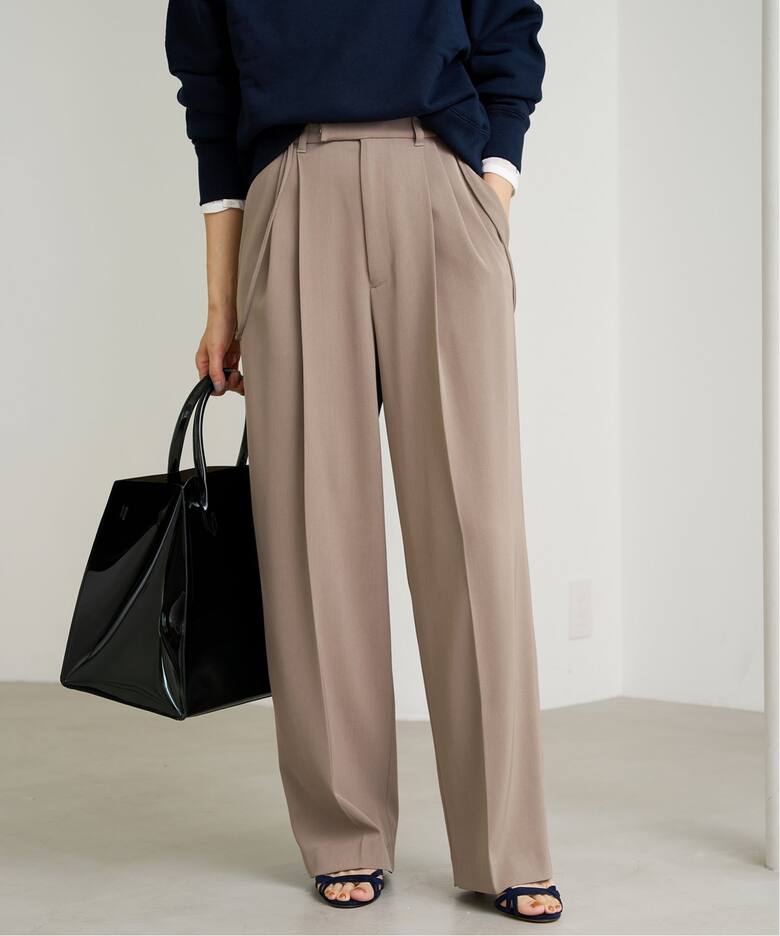 追加》サスペンダーツイル パンツ（その他パンツ）｜IENA（イエナ）の  