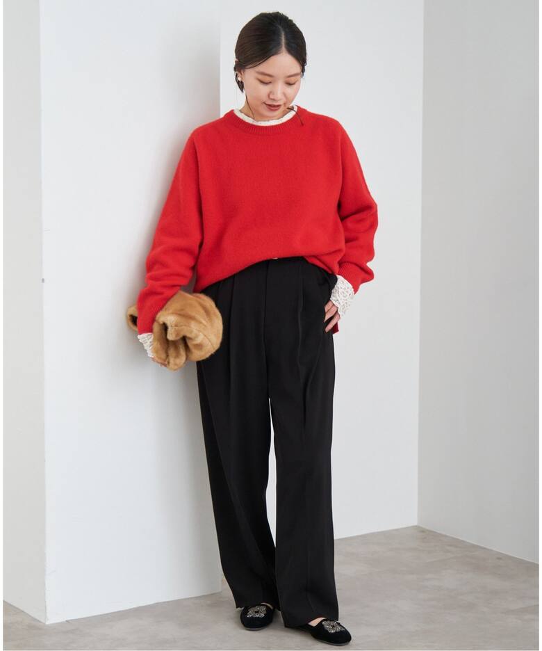 追加2》サスペンダーツイルパンツ（スラックス）｜IENA（イエナ）の  