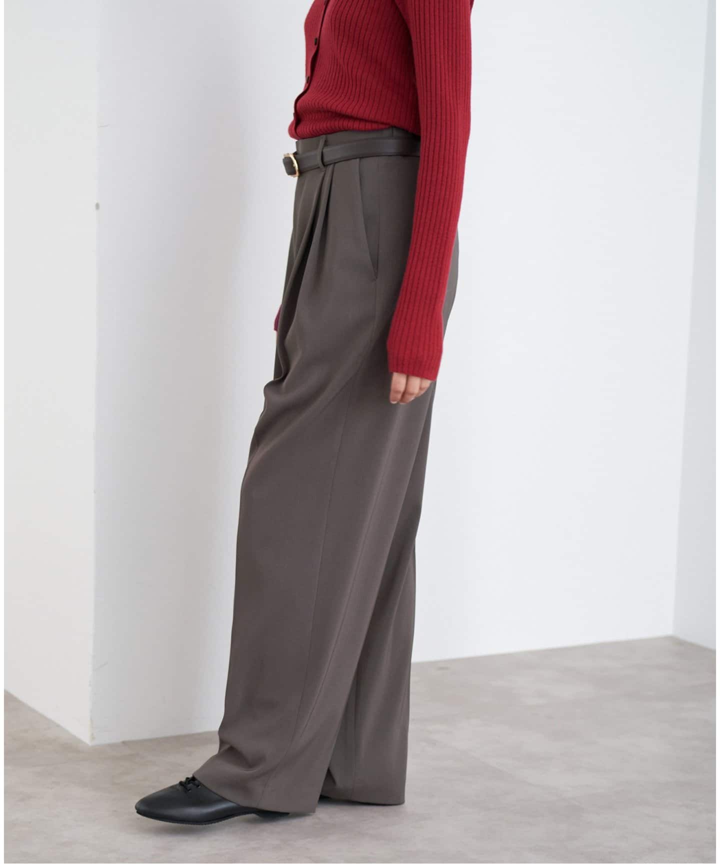 24SS イエナ サスペンダーツイルパンツ オールインワン XS ブラック 34 追加3》サスペンダーツイルパンツ（スラックス）｜IENA（イエナ）の