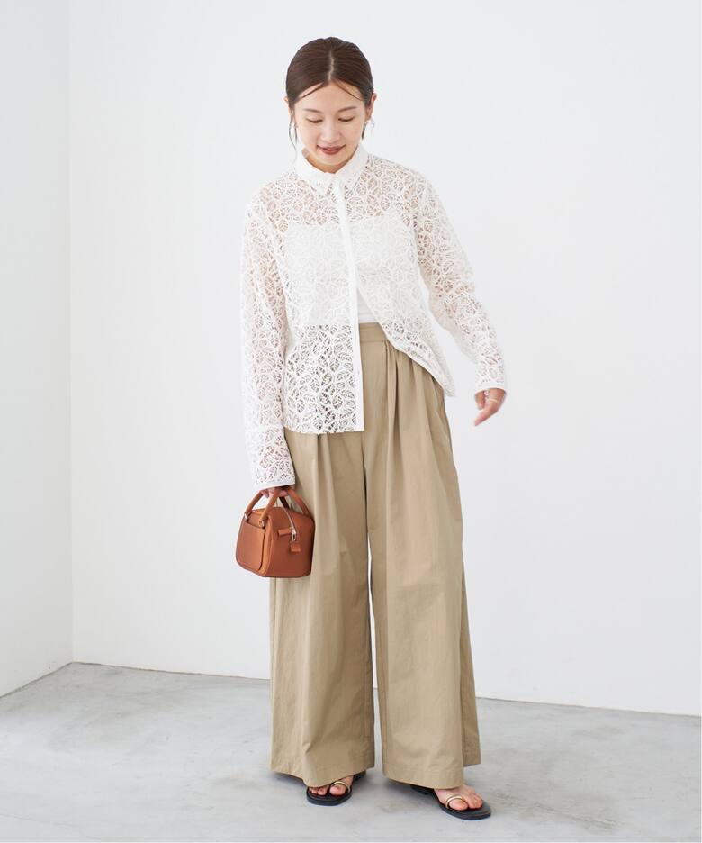 ギャザータック ワイドパンツ（その他パンツ）｜IENA（イエナ）の通販 