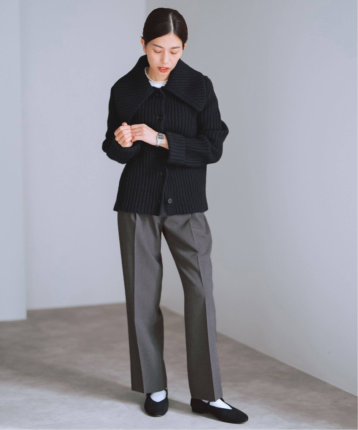 BLACK トラヴィスパンツ（スラックス）｜IENA（イエナ）の通販