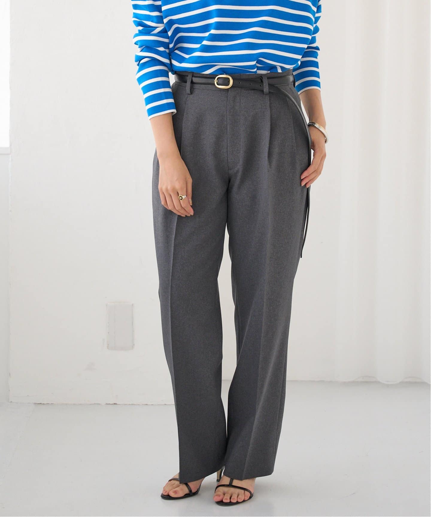 BLACK トラヴィスパンツ（スラックス）｜IENA（イエナ）の通販