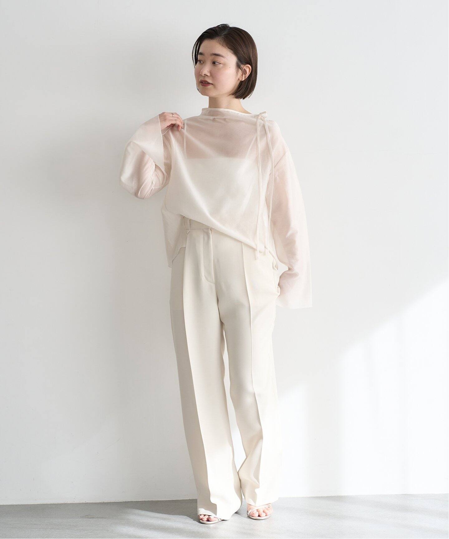 追加》endo.clearツイルタックパンツ（スラックス）｜IENA